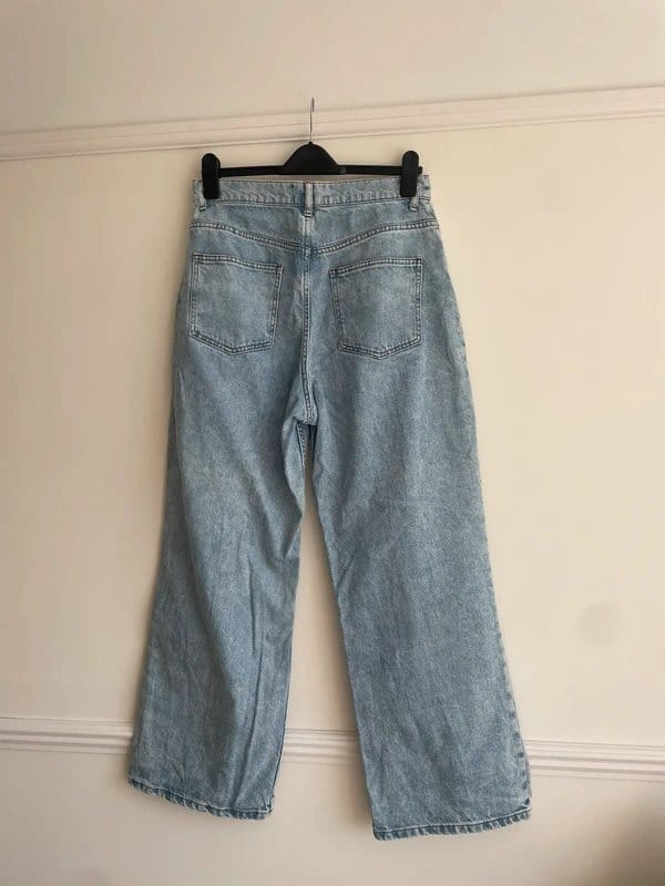 ASOS Light Blue Wide Leg Jeans