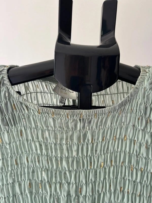 Never Fully Dressed Green Ruched Bodycon Dress - Size 12
