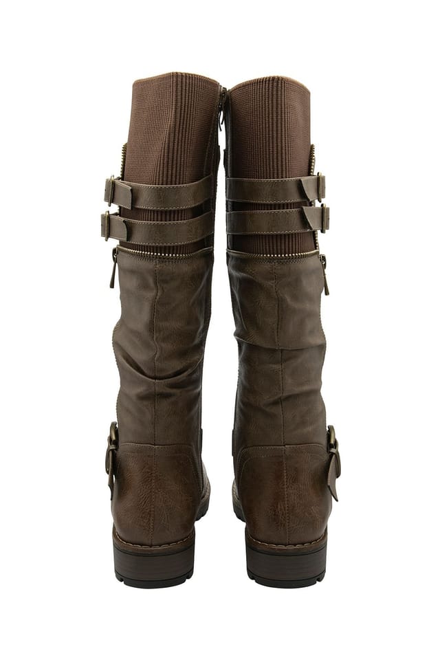 Lotus Lotus Women's 'Jennifer' Knee High Boots in Taupe - 3