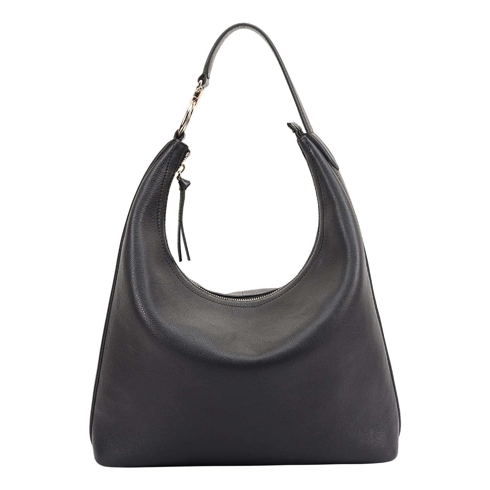 SOSANDAR SOSANDAR Black Melrose Leather Shoulder Bag