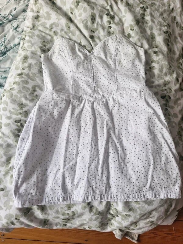 ASOS Asos luxe white dress size 16