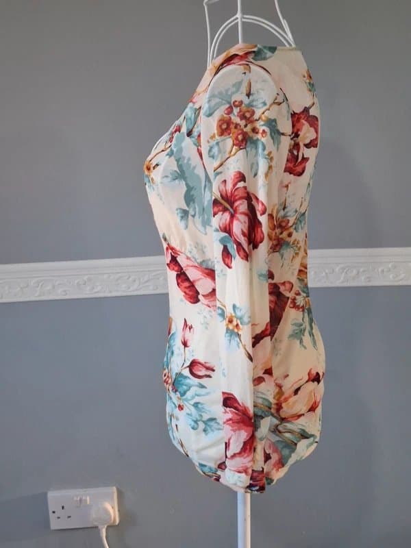 Coast Coast Floral Wrap Top - Size 14 | New Without Tags