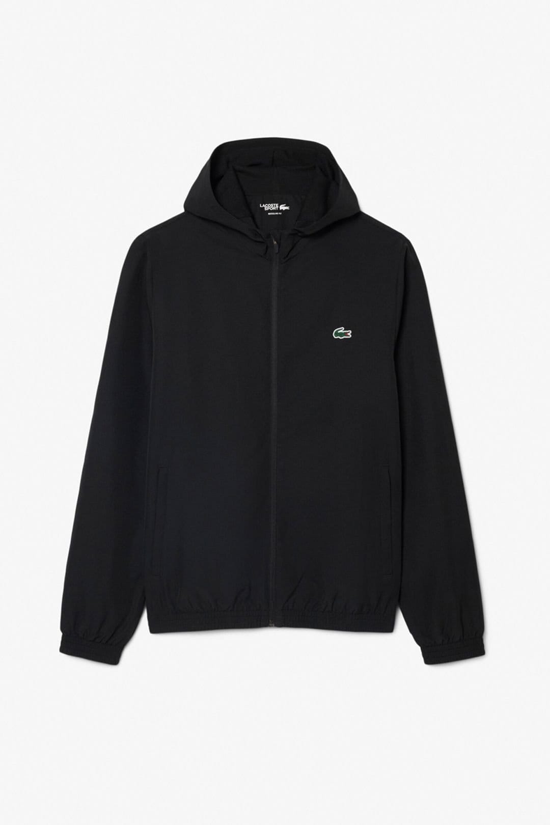 Lacoste Lacoste Men's Zip Up Lightweight Jacket Black - 1