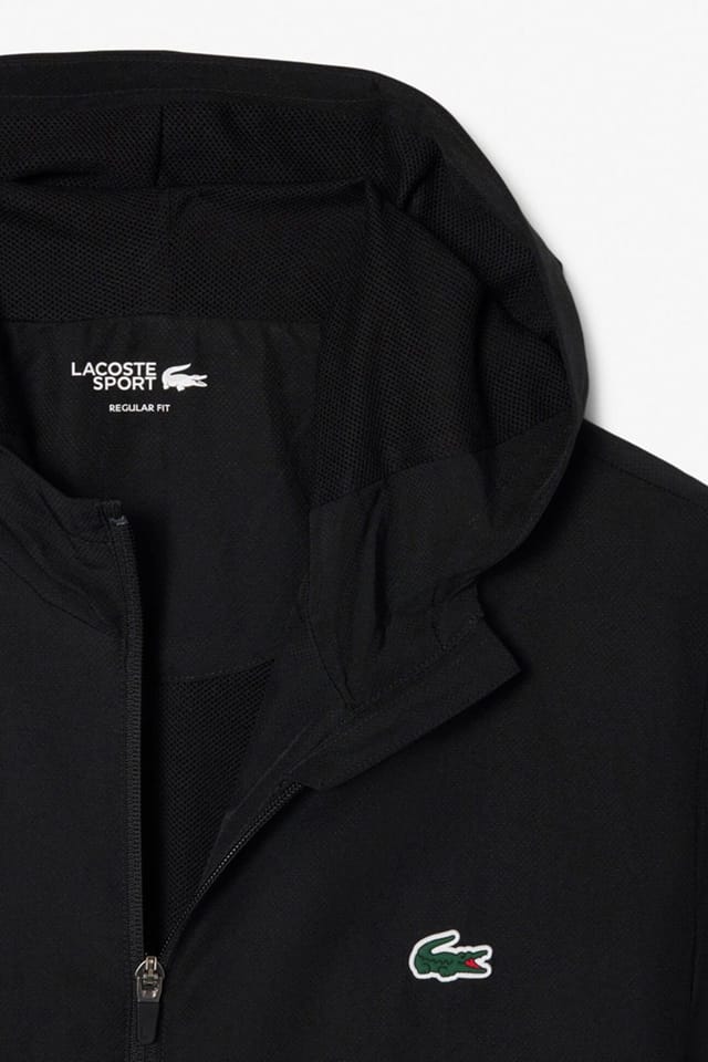 Lacoste Lacoste Men's Zip Up Lightweight Jacket Black - 2