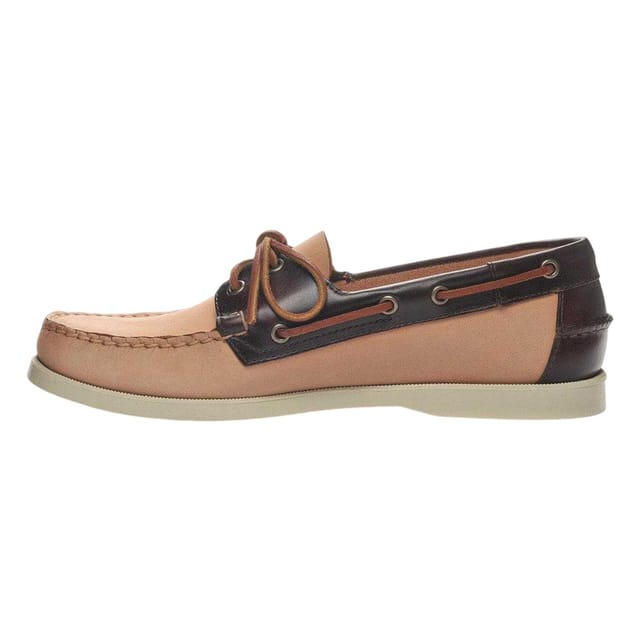 Sebago Sebago Men's Leather Boat Shoes in Natural - 3