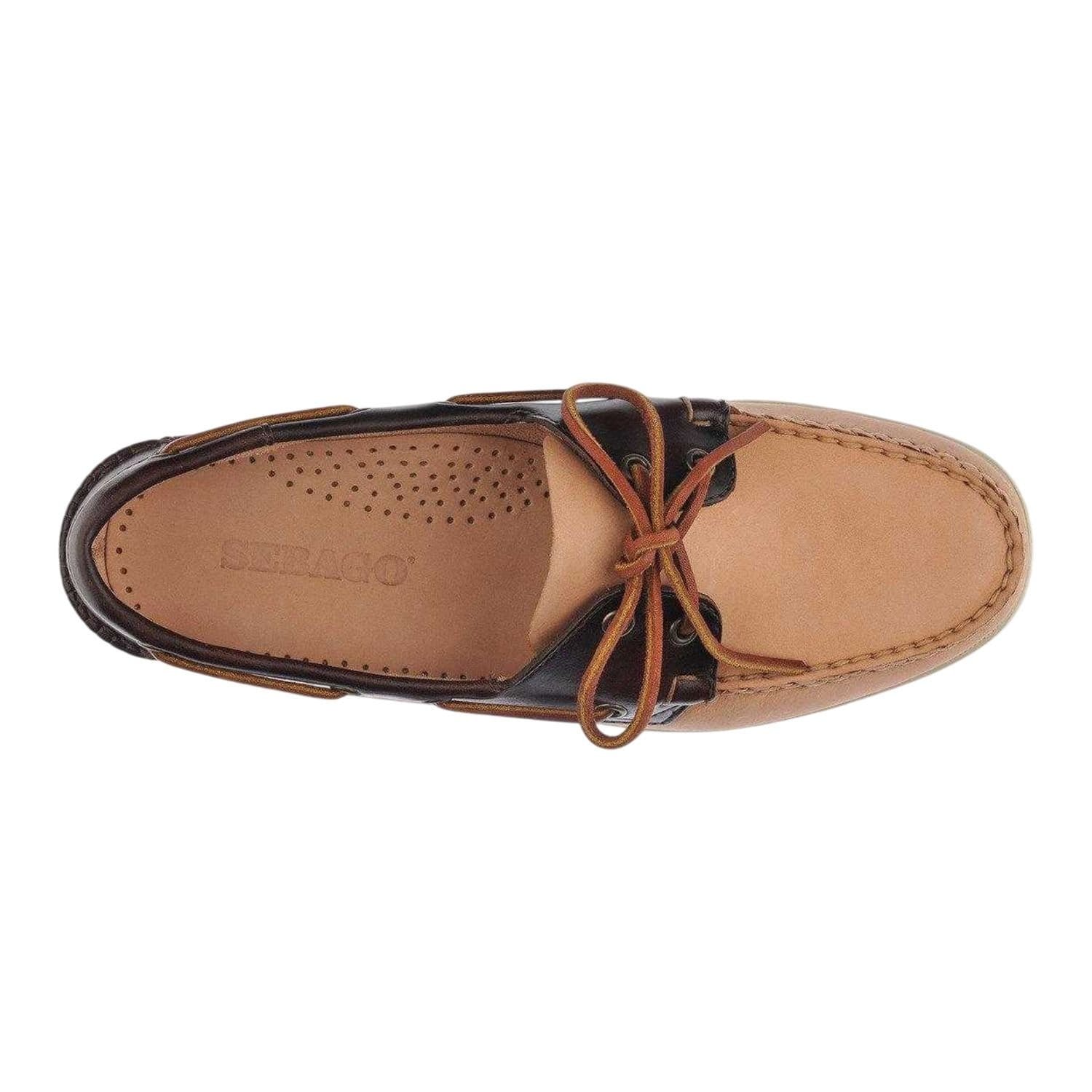 Sebago Sebago Men's Leather Boat Shoes in Natural - 4