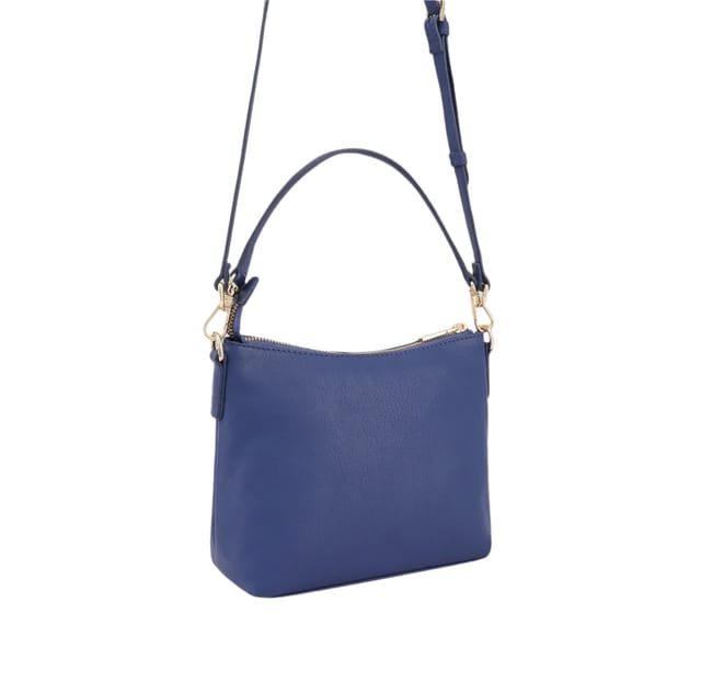Paul Costelloe Paul Costelloe Women's Mestolo Leather Day Bag in Mid Blue - 2