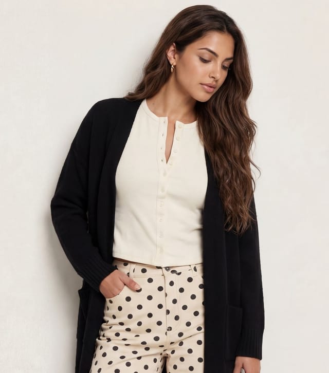 Urban Bliss Women's Black Longline Cardigan Urban Bliss New Look - 2