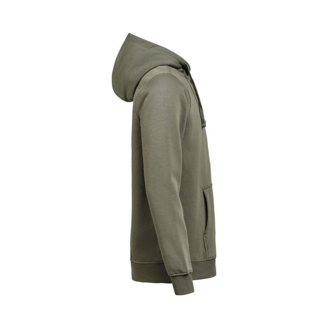 Untagged Movement Untagged Movement Men's Cotton Blend Regular Hoodie in Dark Green - 3