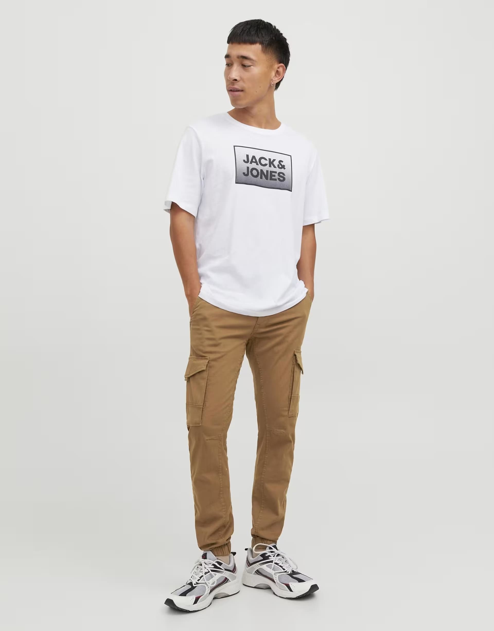 ASOS Jack & Jones Cargo trousers in delicioso