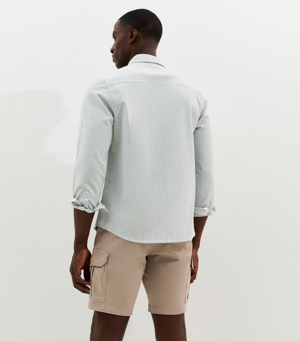 New Look Men's Stone Regular Fit Cargo Shorts New Look - 4