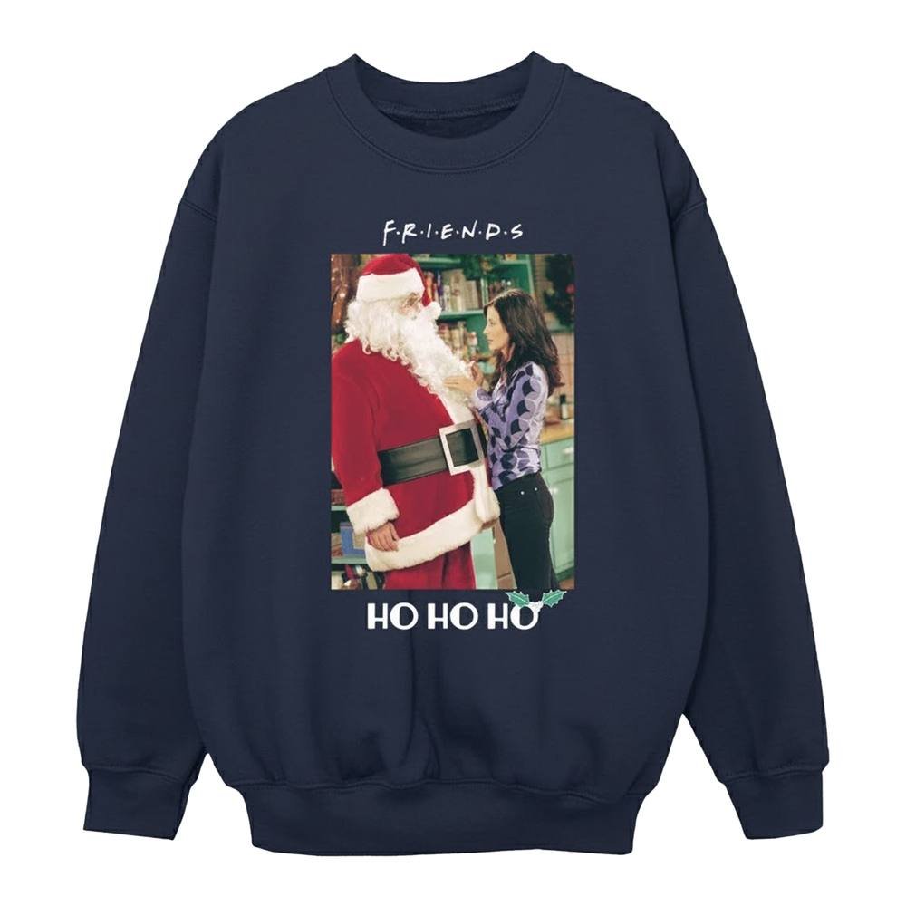 Friends Friends Men's Ho Ho Ho Sweatshirt in Navy - 1