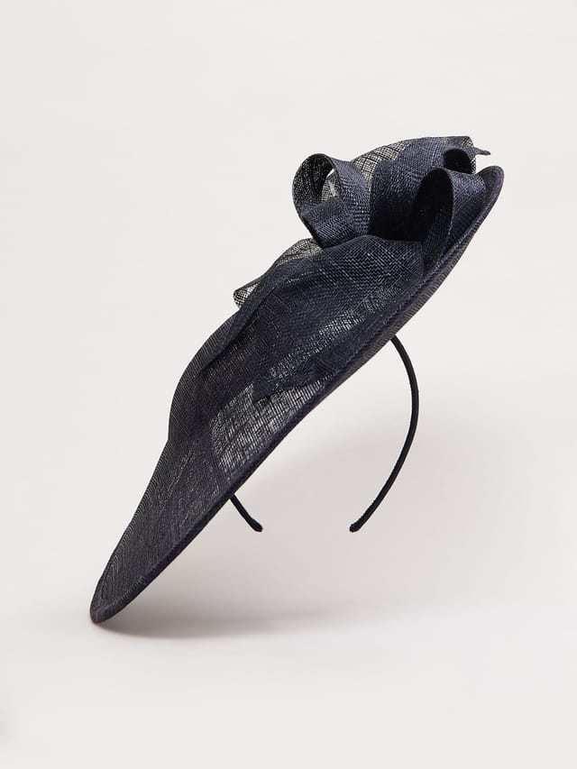 Phase Eight Phase Eight Women's Disc Fascinator Headband in Dark Navy - 2