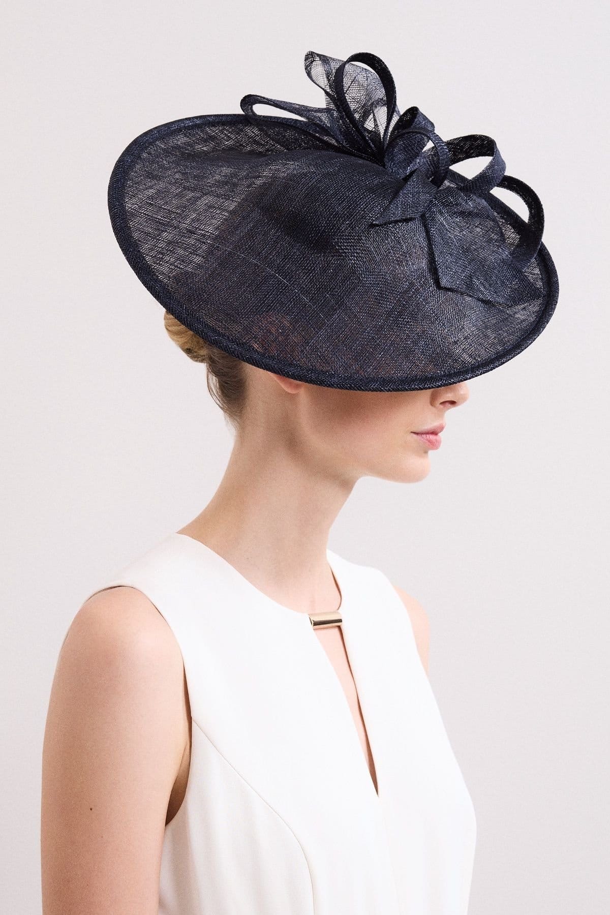 Phase Eight Phase Eight Women's Disc Fascinator Headband in Dark Navy - 4