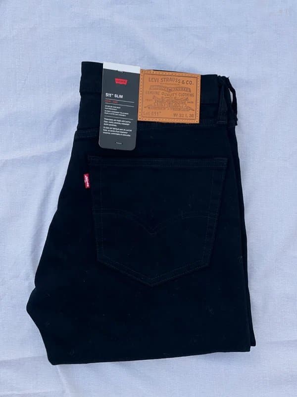 Levis Levi’s 511 Slim Fit Jeans Men’s W32 L30 – Jet Black