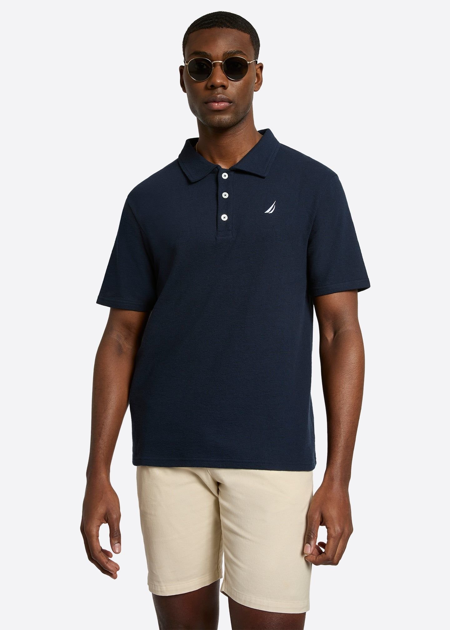 Nautica Nautica Men's Torres Polo Shirt in Dark Navy - 3