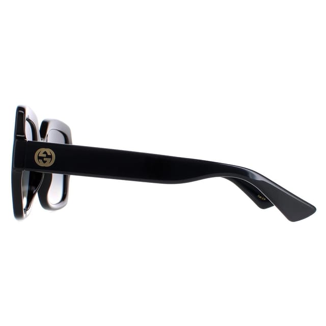 Gucci Gucci Women's Square Black Grey Gradient Polarized GG1337S - 3
