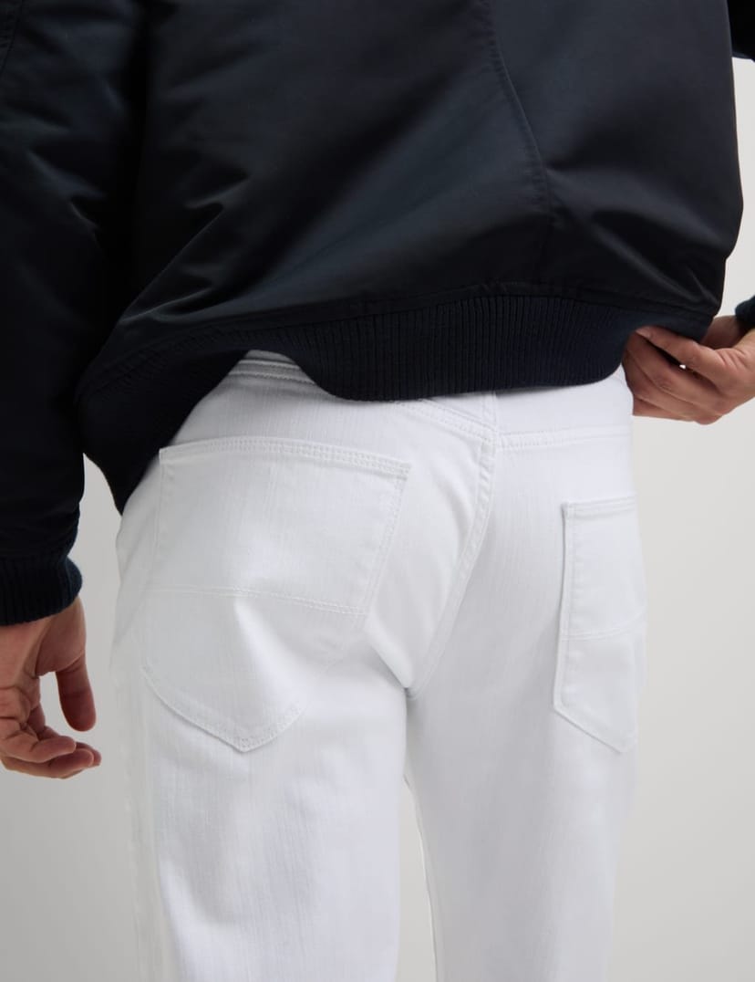 Marks & Spencer M&S Slim Fit Stretch Jeans Ice White - 1