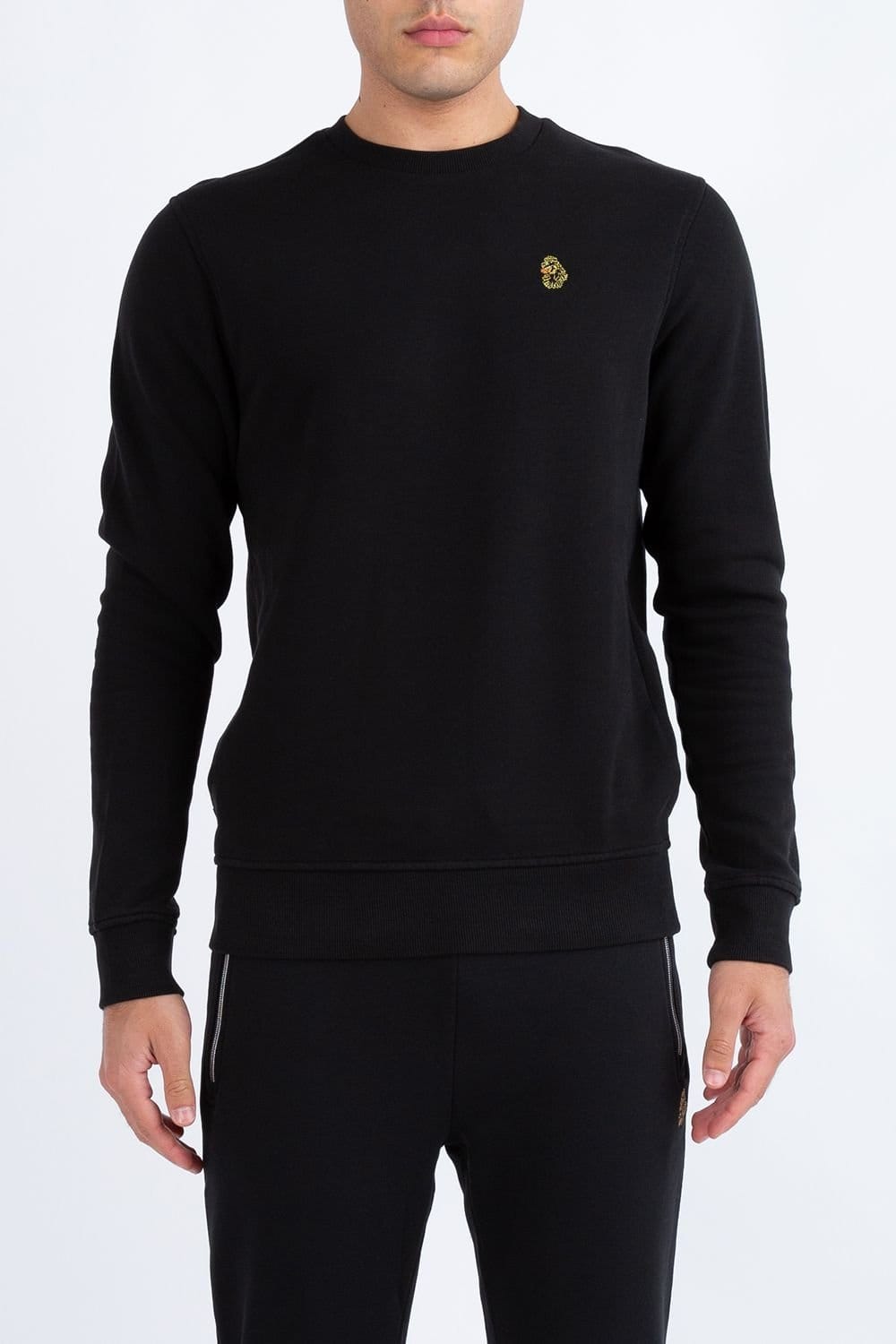 Luke 1977 Luke 1977 Men's London 1000 Crew Sweat in Jet Black - 1