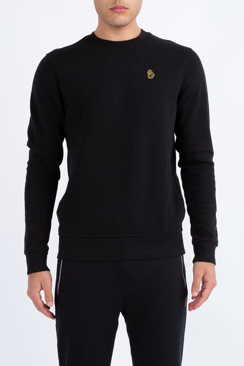 Luke 1977 Luke 1977 Men's London 1000 Crew Sweat in Jet Black - 1