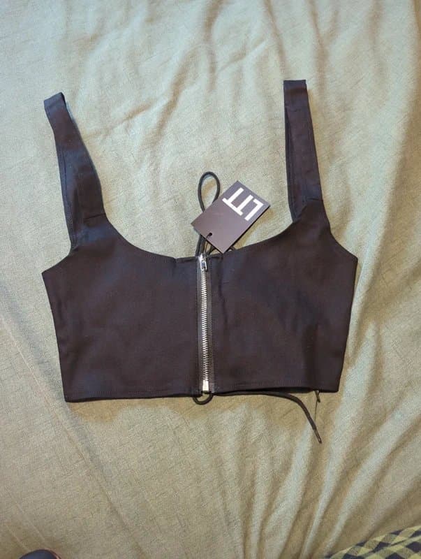 Love Too True Love too true Katrina underbust lace up corset top harness BNWT