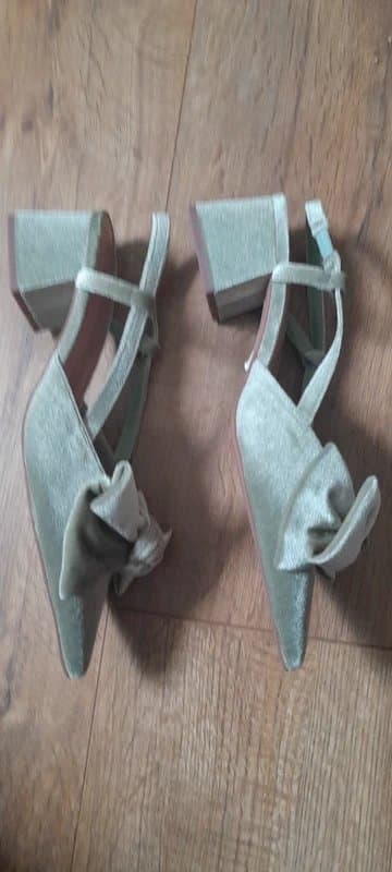 ASOS Design Asos Design Sage Greebmn Velvet sling back shoes Size 6