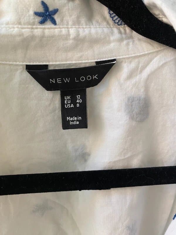 New Look embroidered shell shirt new look