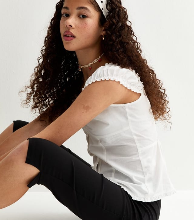 New Look Girls' Black Capri Trousers New Look - 2