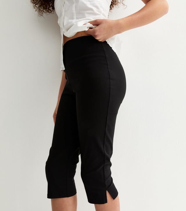 New Look Girls' Black Capri Trousers New Look - 3