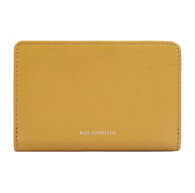 Paul Costelloe Paul Costelloe Women's Solidago Leather Purse in Mustard - 3
