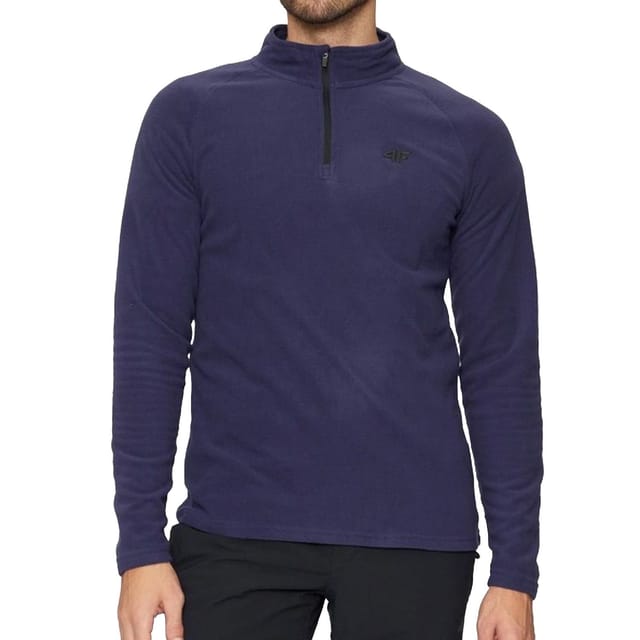 4F 4F Men's Fleece Thermoactive Sweatshirt in Violet - 3