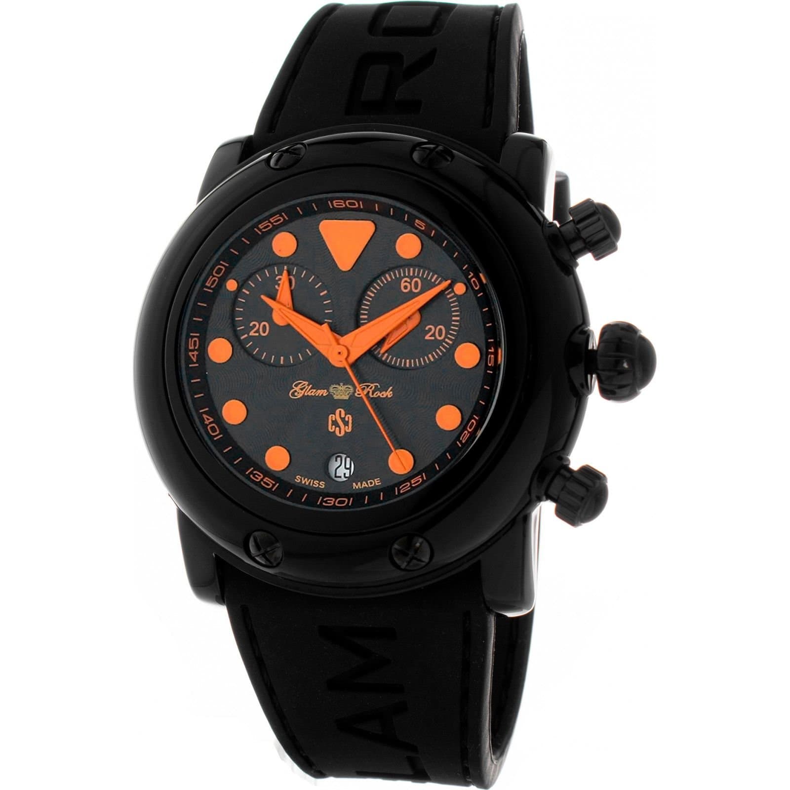 Glam Rock Glam Rock Women's GR61114 46mm Quartz Watch in Black