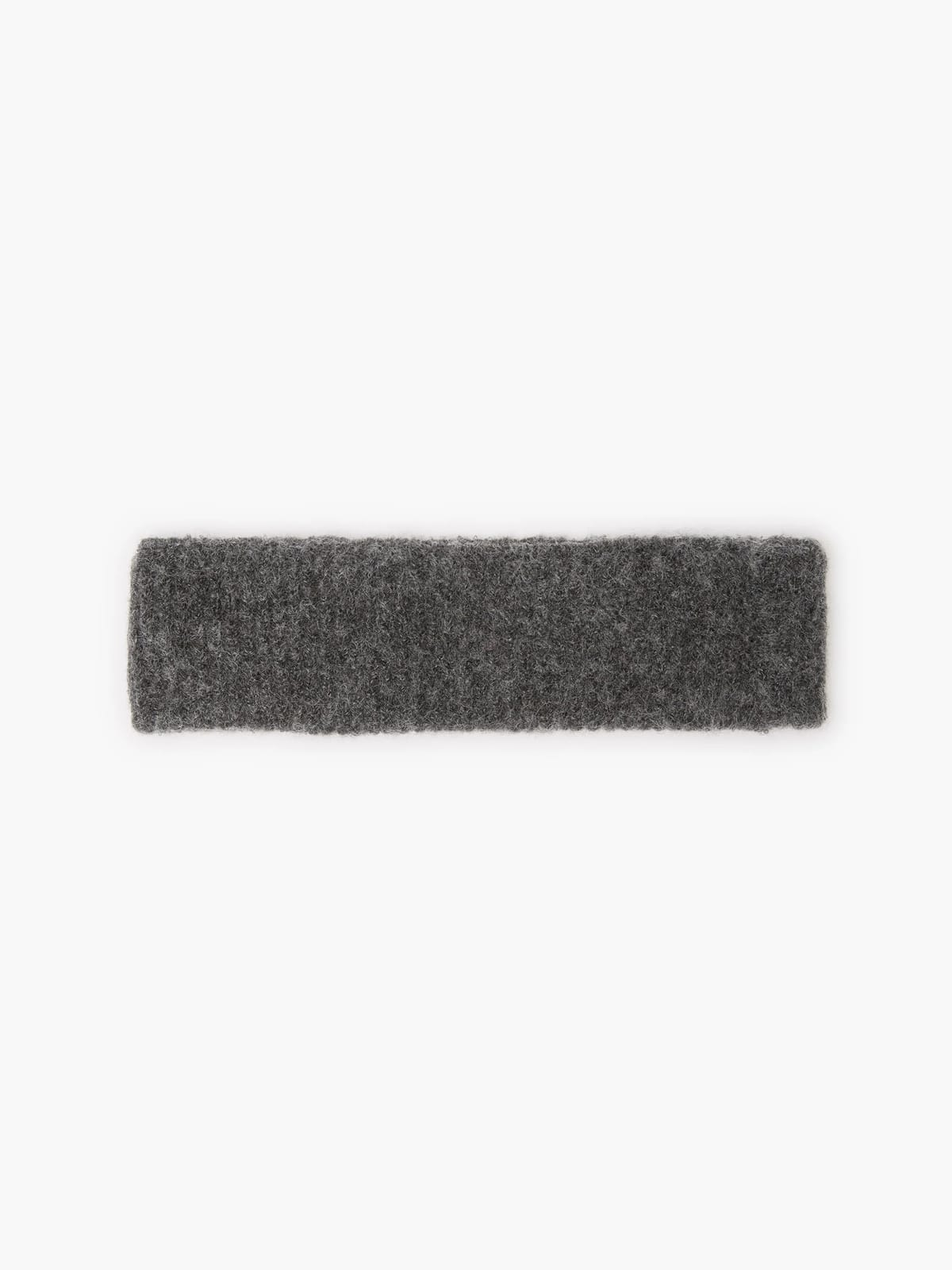 French Connection Kezia Recycled Knitted Headband Charcoal Grey - 1
