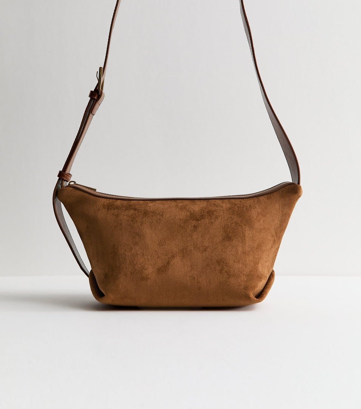 New Look New Look Tan Faux Suede Sling Bag