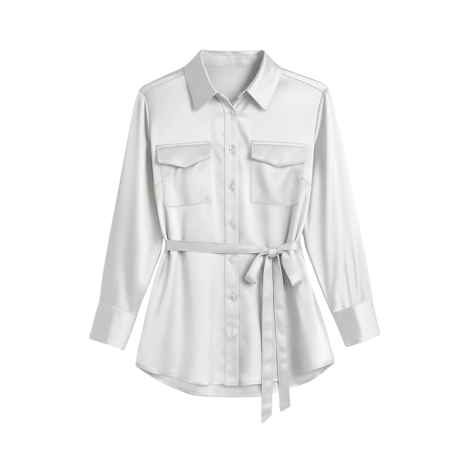Zafur Official Women's Barron Blouse In Snow White