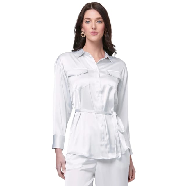 Zafur official Zafur official Women's Barron Blouse in Snow White - 2