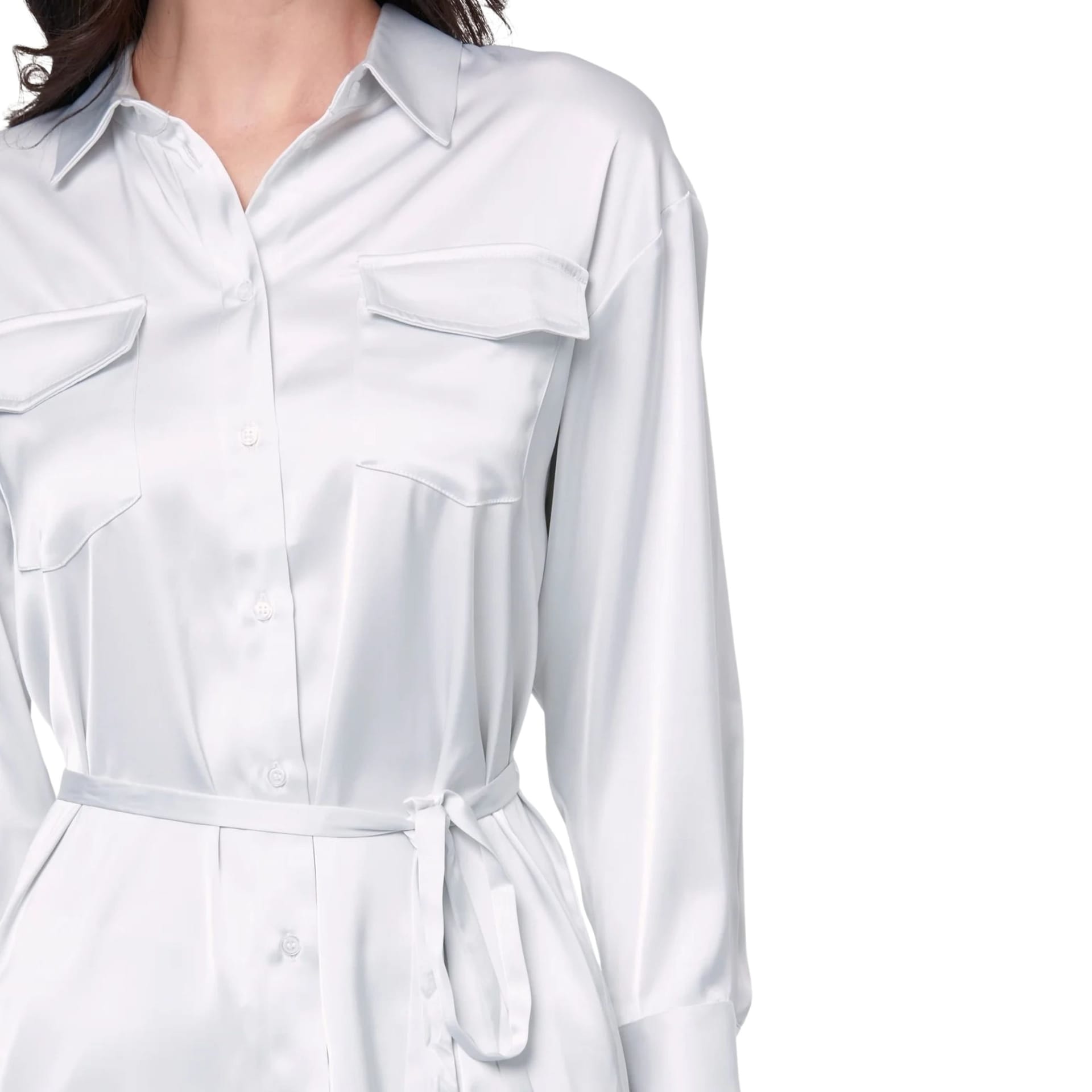 Zafur official Zafur official Women's Barron Blouse in Snow White - 4