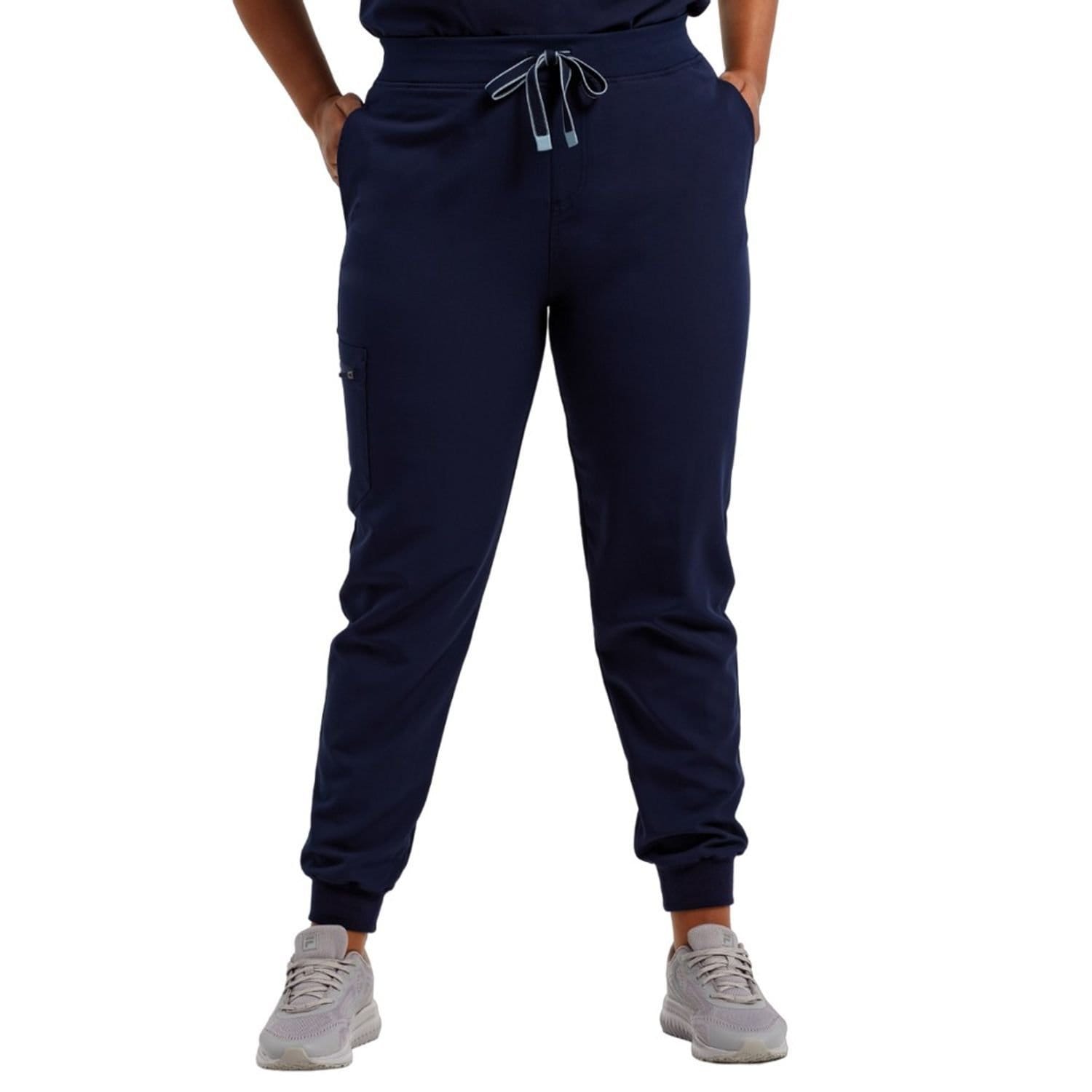 Onna Onna Women's Energized Stretch Jogging Bottoms in Navy - 2