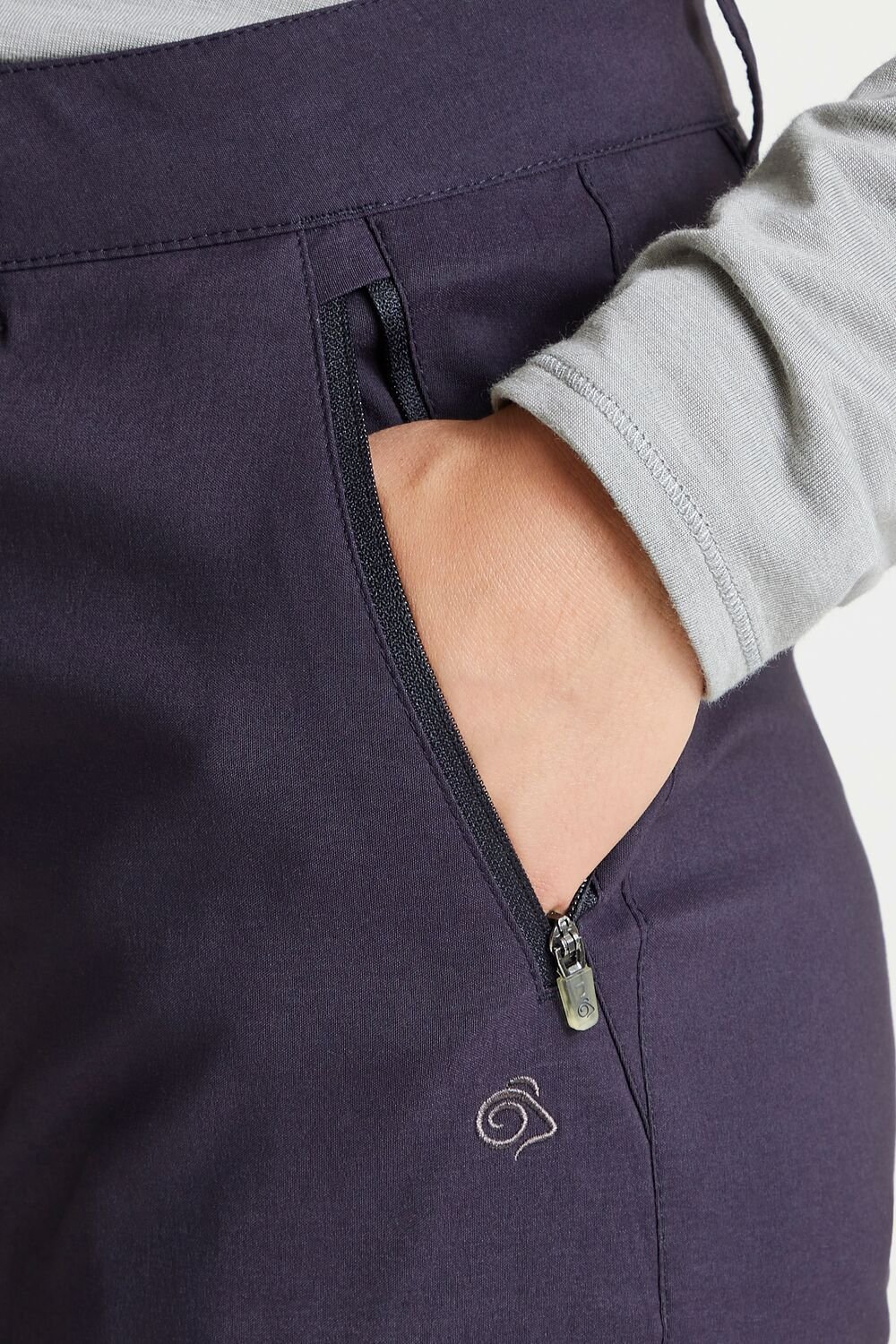 Craghoppers Craghoppers Women's Expert Kiwi Pro' Stretch Water Repellent Trousers in Dark Navy - 4