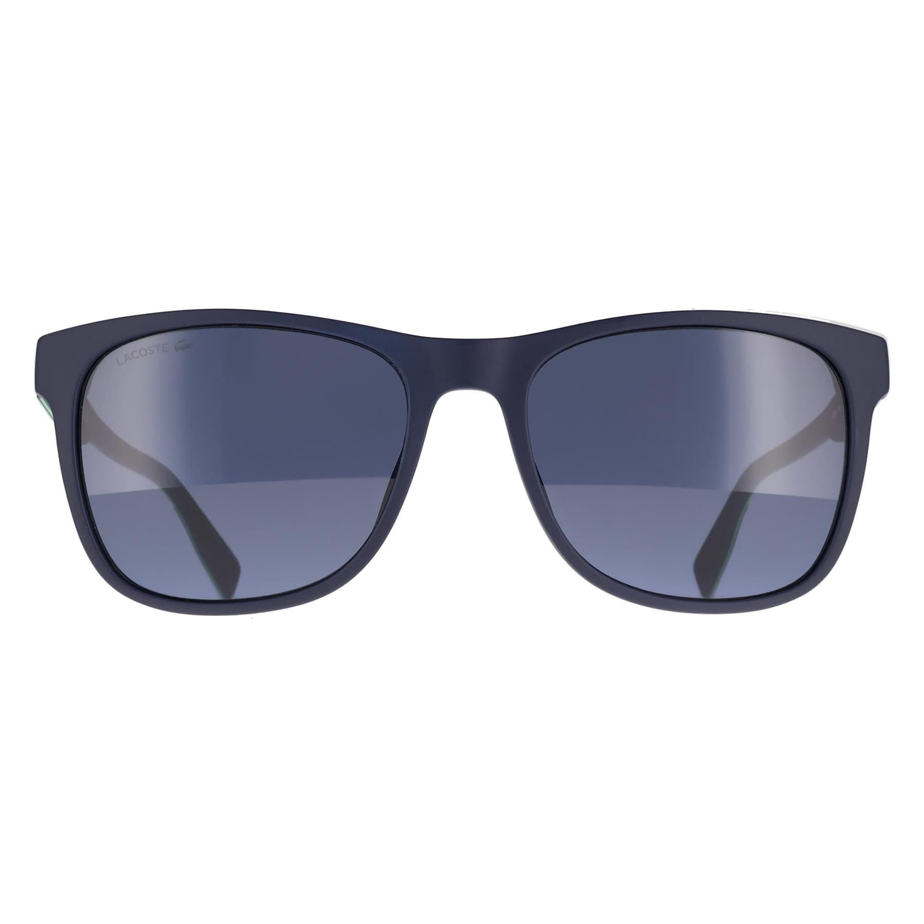 Lacoste Lacoste Men's Rectangle Matte Blue Solid Blue L6031S