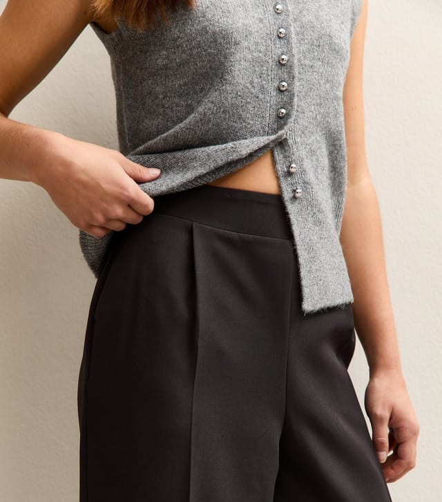 New Look Women's Petite Black Tailored Pull On Trousers New Look - 3