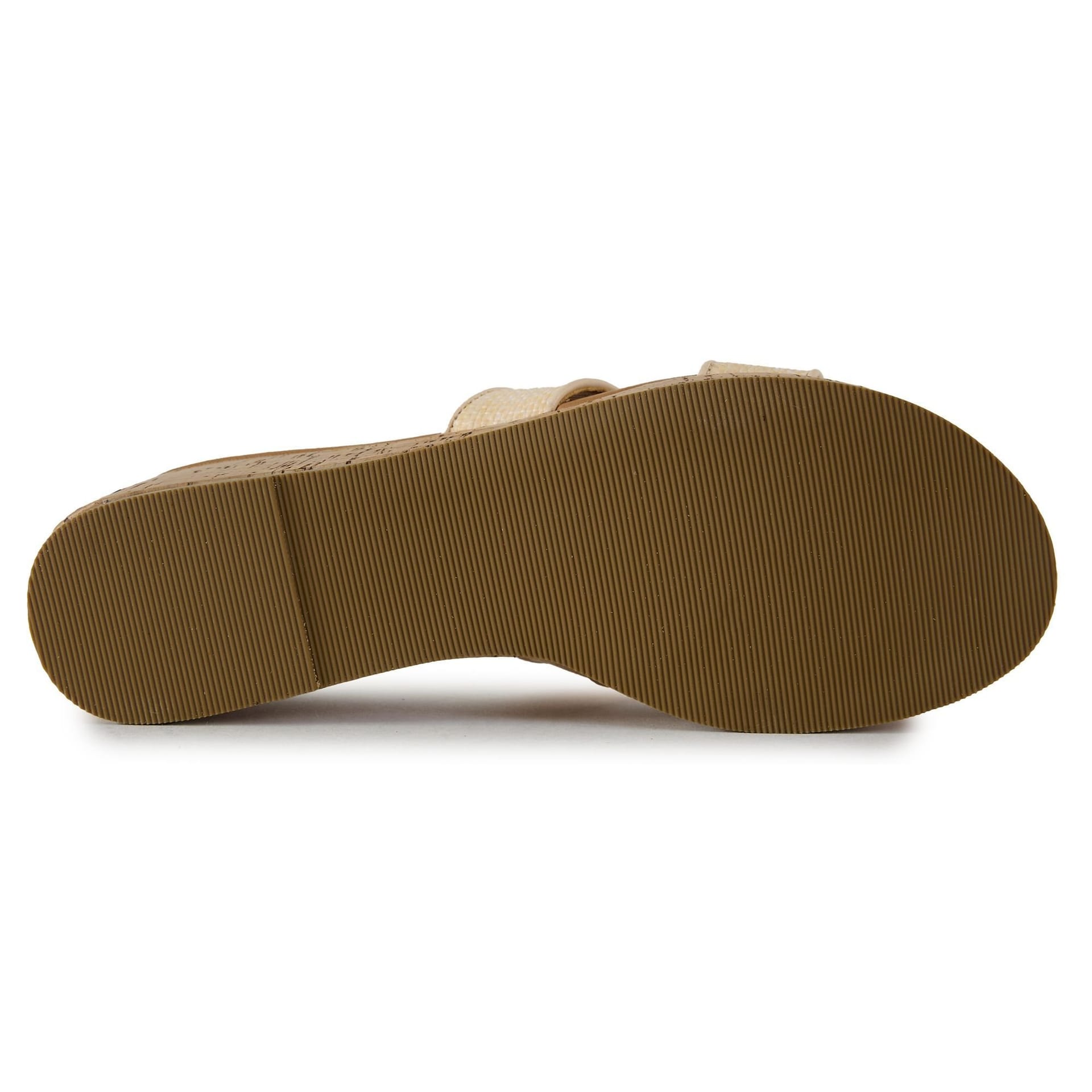 SOLESISTER SOLESISTER Women's October Wedge Platform Sandals in Natural - 4