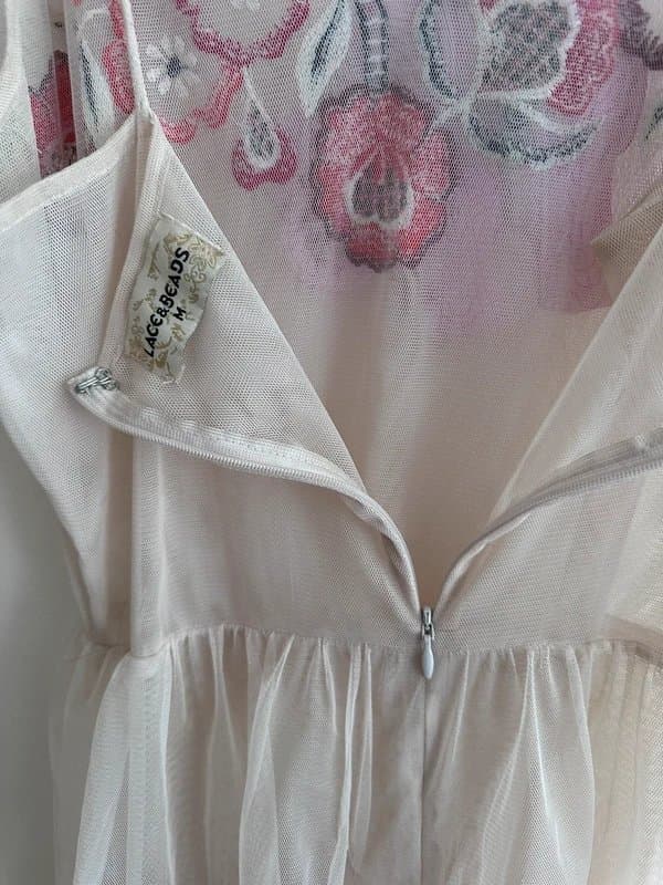 Topshop Tulle layered midi dress