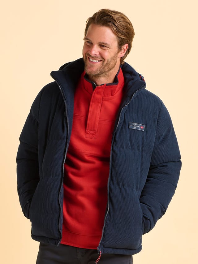 Brakeburn Brakeburn Men's Kempsford Corduroy Jacket in Navy - 2