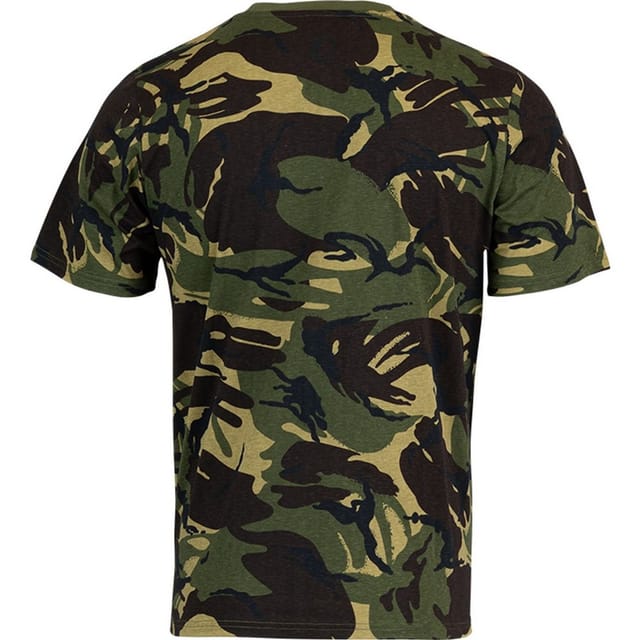 Speero Speero Men's Camo Cotton T-Shirt in Green - 2
