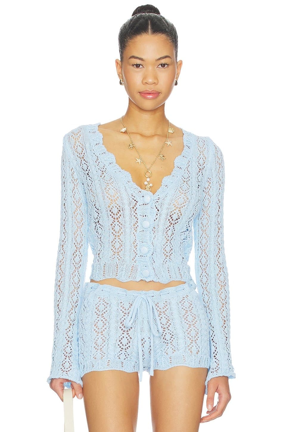 revolve Crochet Cardigan