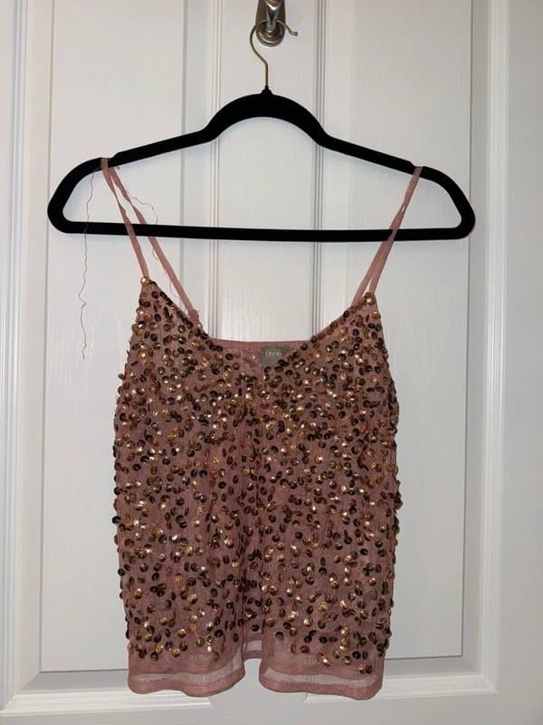 ASOS ASOS Sparkly Pink Cami Top
