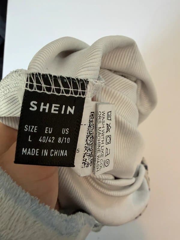 Shein SHEIN Floral Ribbed Playsuit / Unitard