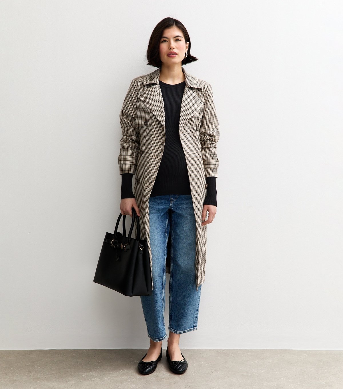 New Look Women's Maternity Black Rib Crew Neck Jumper New Look - 2