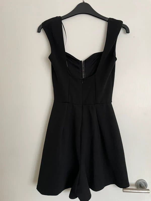 Bershka Black sleek jumpsuit
